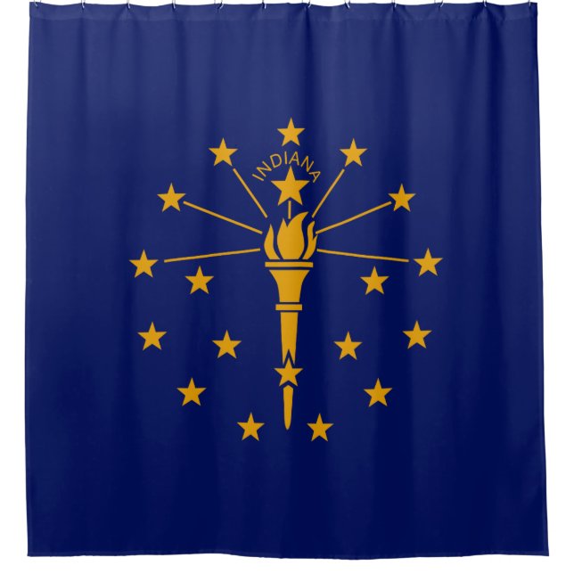 Dynamic Indiana State Flag Graphic on a (Front)