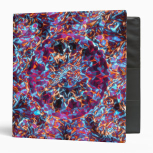 Dynamic Multicolored Abstract Cosmic Textured Binder