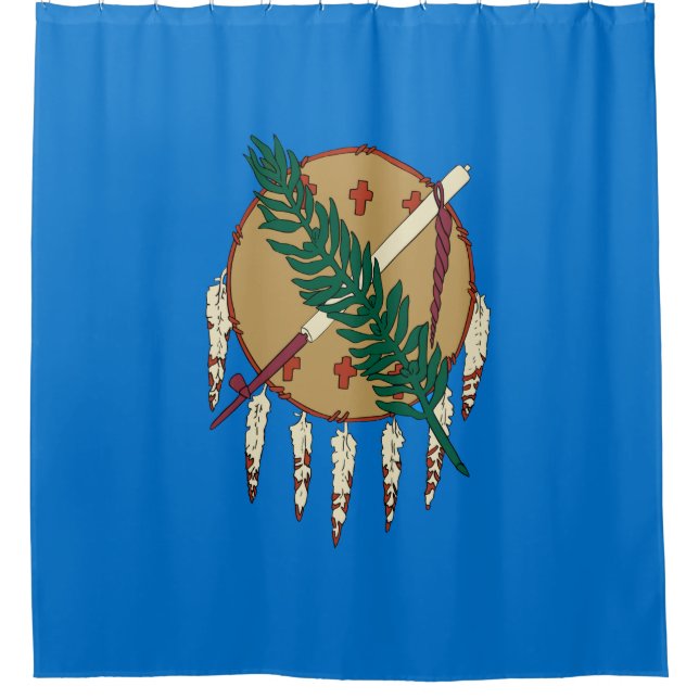 Dynamic Oklahoma State Flag Graphic on a (Front)