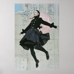 Dynamic Pose Fashion Photography Poster