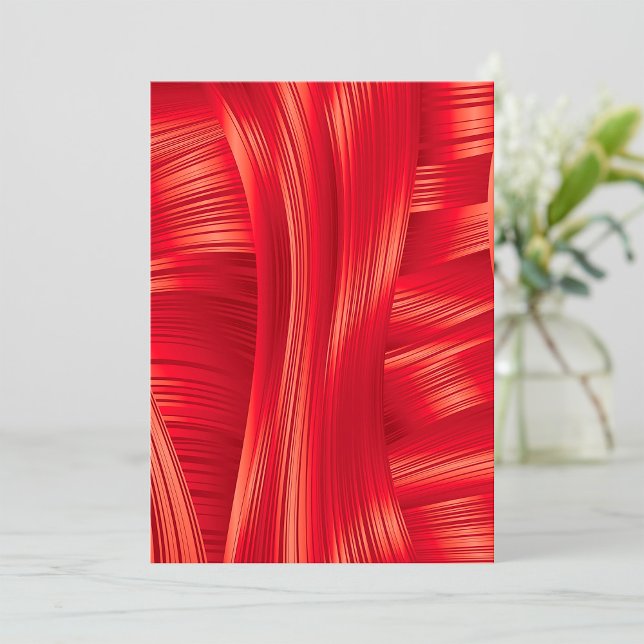Dynamic Red Muscle Texture Abstract  Invitation (Creator Uploaded)