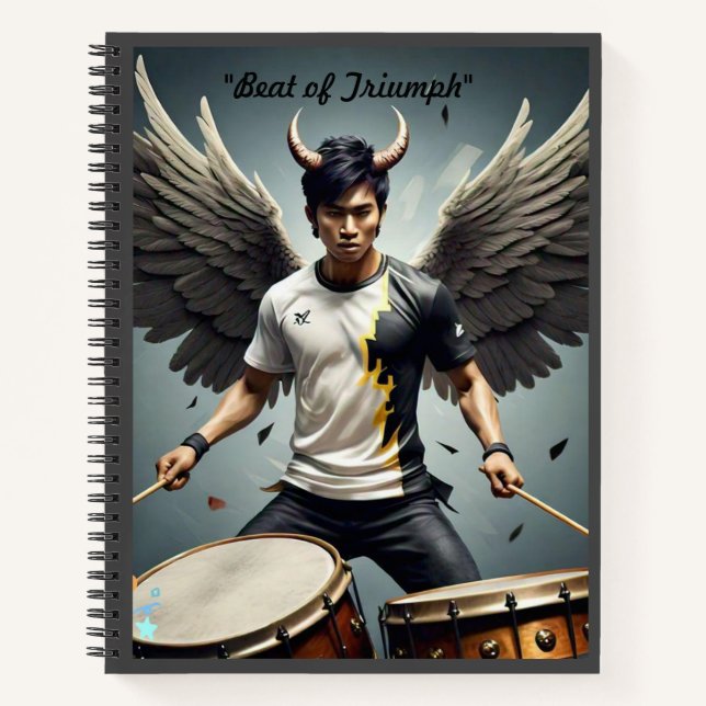 "Dynamic Rhythm of Teamwork" Notebook (Front)