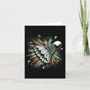 Dynamic Shuttle Burst Badminton Player  Card