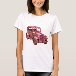 Dynamic Silver MONEY CAR Slogan Design T-Shirt