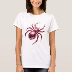 Dynamic Silver PINK SPIDER Custom Design T-Shirt