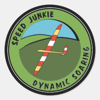 Dynamic Soaring Classic Round Sticker