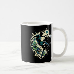 Dynamic Soccer Silhouette _1 Coffee Mug