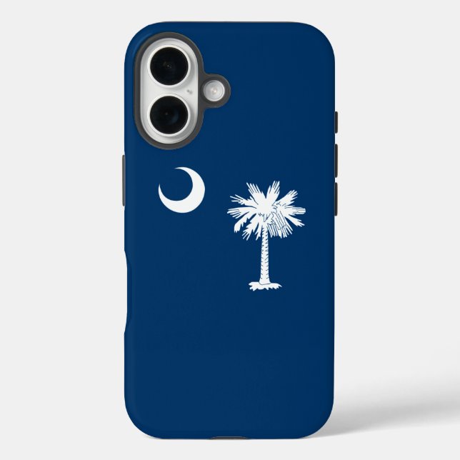 Dynamic South Carolina State Flag Graphic on a Case-Mate iPhone Case (Back)