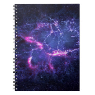 Dynamic Space Nebula Cosmic Image Notebook