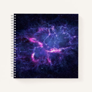 Dynamic Space Nebula Cosmic Image Notebook