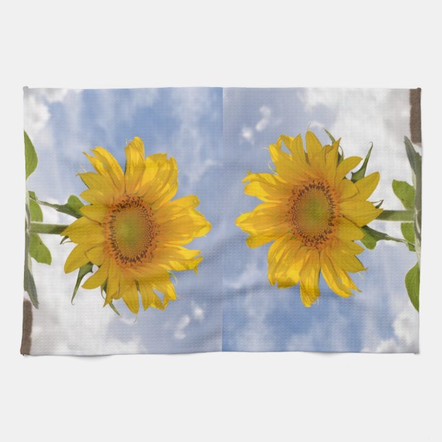 Dynamic Sunflower Towel (Horizontal)