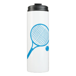 Dynamic Tennis Racket & Ball Thermal Tumbler
