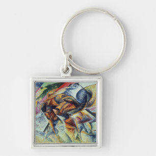 Dynamism of a Cyclist (Dinamismo di un ciclista) 1 Keychain