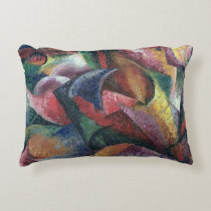 Dynamism of the Body, 1913 (oil on canvas) Accent Pillow