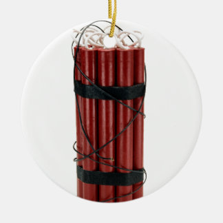 dynamite ceramic ornament