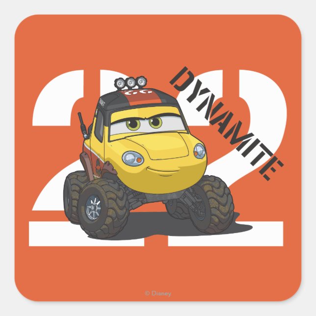 Dynamite Character Art Square Sticker (Front)