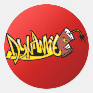 Dynamite Classic Round Sticker