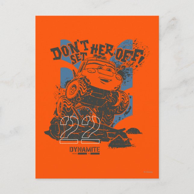 Dynamite Don't Set Her Off! Postcard (Front)