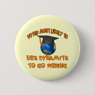 Dynamite Fishing 2 Inch Round Button