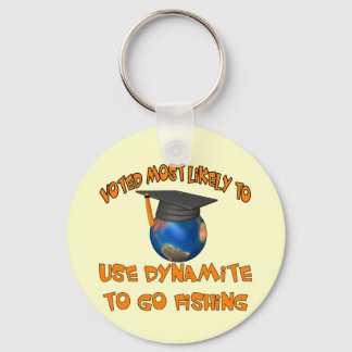 Dynamite Fishing Keychain