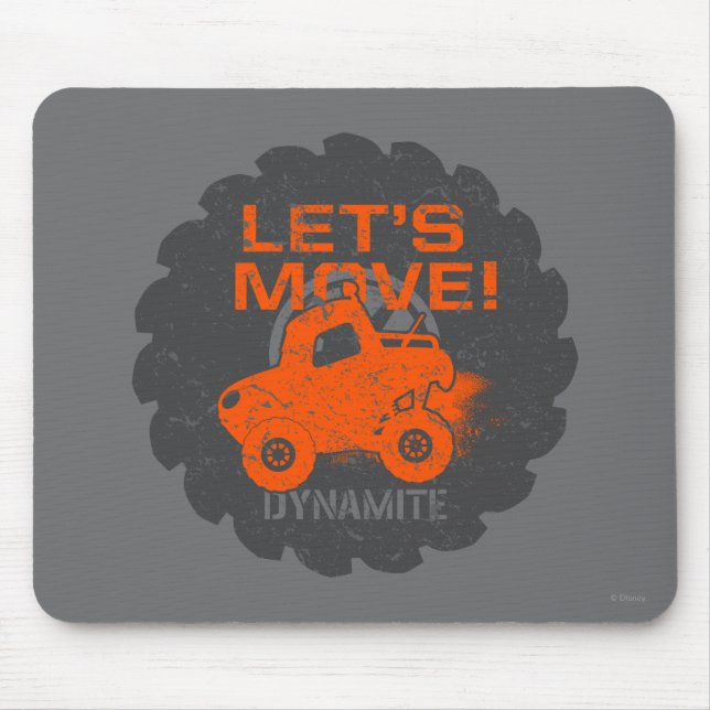Dynamite Let's Move! Mouse Pad (Front)