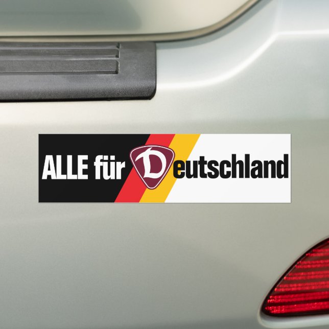 DYNAMO BUMPER STICKER (On Car)