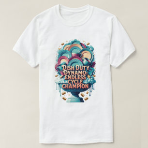 Dynamo T-Shirt de Corvée de Vaisselle, Champion du