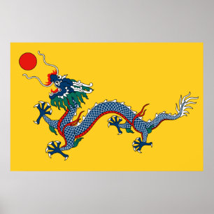 Dynastie Qing (1890-1911) affiche