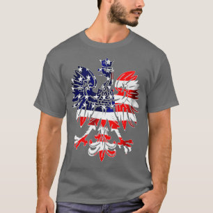 Dyngus Day  Polish Eagle USA Flag America Poland T-Shirt