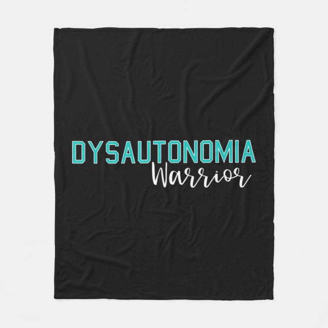 Dysautonomia Awareness Month POTS HyperPOTS NCS Wa Fleece Blanket (Front)