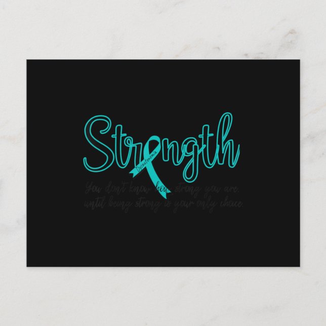 Dysautonomia Awareness Month POTS Warrior Strength Postcard (Front)
