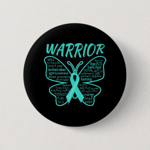 Dysautonomia Awareness POTS HyperPOTS NCS Warrior 2 Inch Round Button