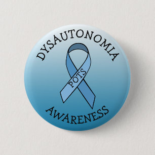 Dysautonomia Blue Awareness Ribbon Pin