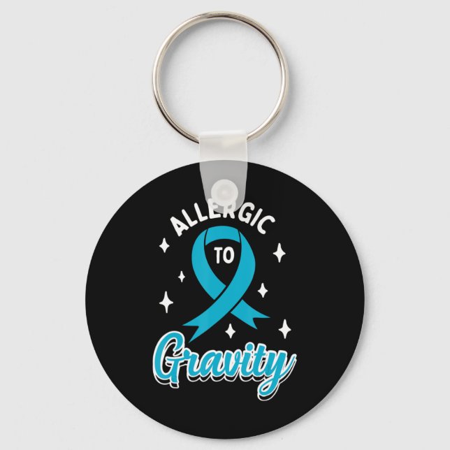 Dysautonomia POTS Awareness T-Shirt40  Keychain (Front)