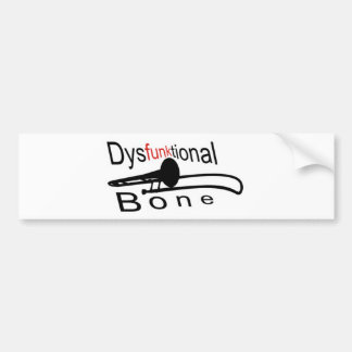Dysfunktional Bone Bumper Sticker