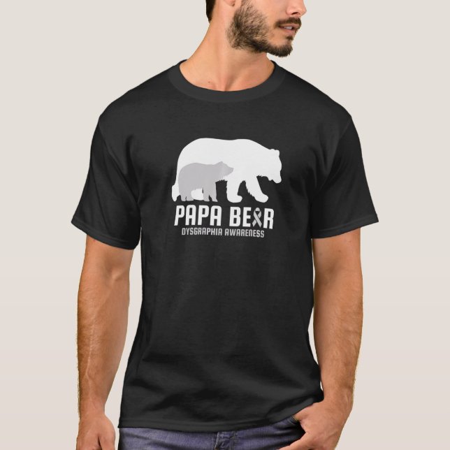 Dysgraphia Awareness Brain Disease Related Papa Be T-Shirt (Front)