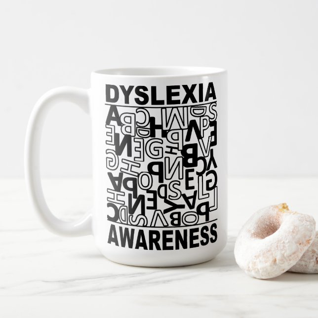 Dyslexia Awareness Dyslexia Teachers Students   Coffee Mug (With Donut)