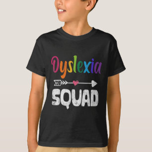 Dyslexia Awareness Month Dyslexia Teacher Therapis T-Shirt