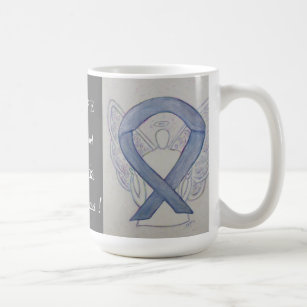 Dyslexia Awareness Ribbon Angel Custom Mug