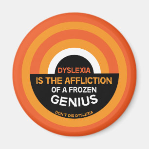 Dyslexia Awareness Support Dyslexic Gifts Mug Magnet
