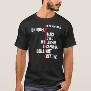 Dyslexia definition, Determined Uniquely Smart Lov T-Shirt