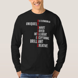 Dyslexia definition, Determined Uniquely Smart Lov T-Shirt