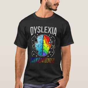 Dyslexia Interventionist Silver Ribbon Awareness G T-Shirt