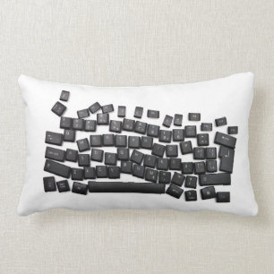 dyslexia keyboard computer letter button read writ lumbar pillow
