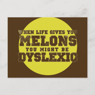 Dyslexia Postcard