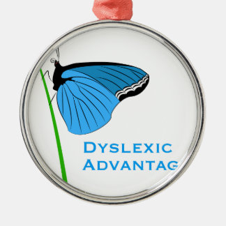 Dyslexic Advantage Metal Ornament