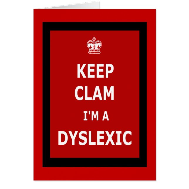 Dyslexique hilare (Devant)