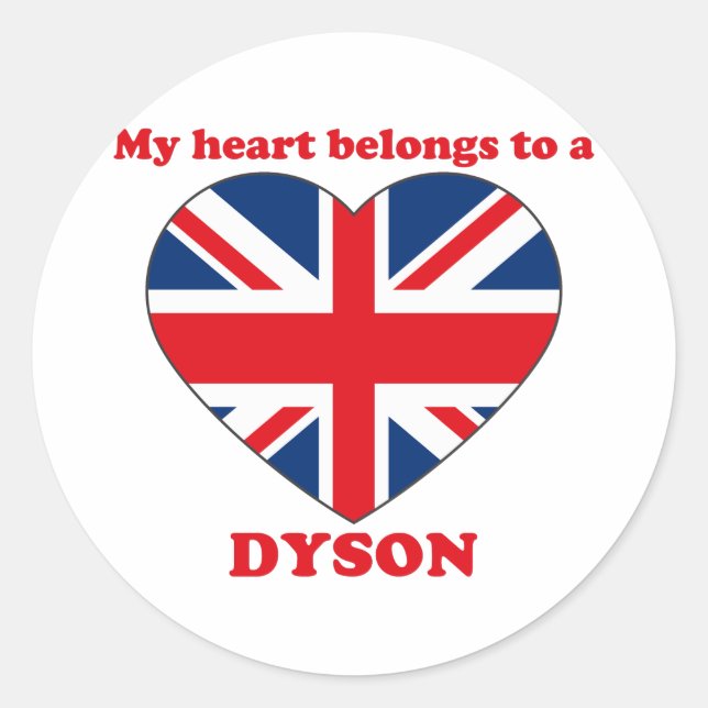 Dyson Classic Round Sticker (Front)