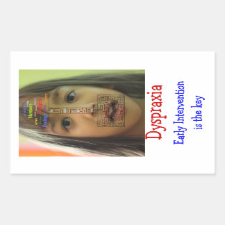 Dyspraxia awareness sticker