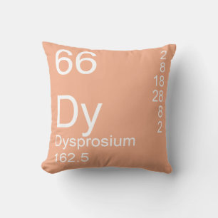 Dysprosium Throw Pillow